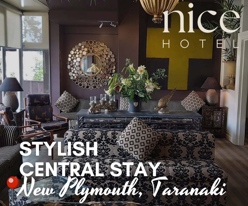 Experience luxury and discover the unexpected at New Plymouth’s unique boutique hotel.
Nice Hotel & Table Restaurant, New Plymouth, Taranaki
